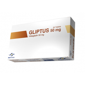 GLIPTUS 50 MG ( VILDAGLIPTIN ) 30 TABLETS